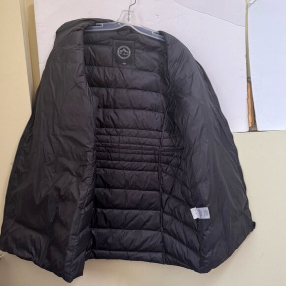 Gotcha Glacier Down Puffer Packable Jacket Zipper Pockets Coat Fitted Black XL - Picture 5 of 16